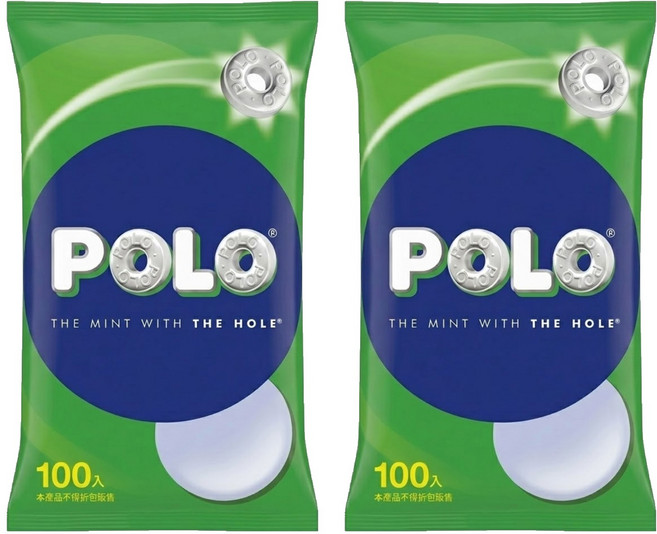 POLO 寶路 薄荷糖, 150g, 2袋