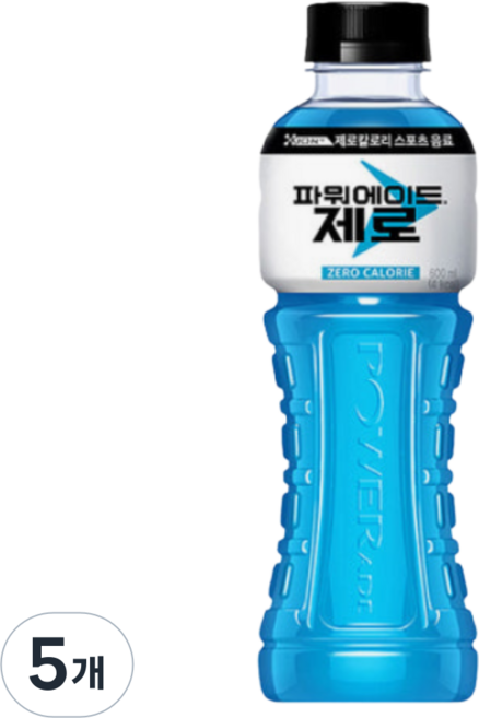 파워에이드 제로, 600ml, 5개