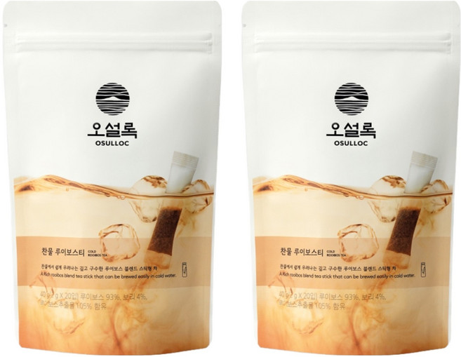 오설록 찬물 루이보스티, 2g, 20개입, 2개