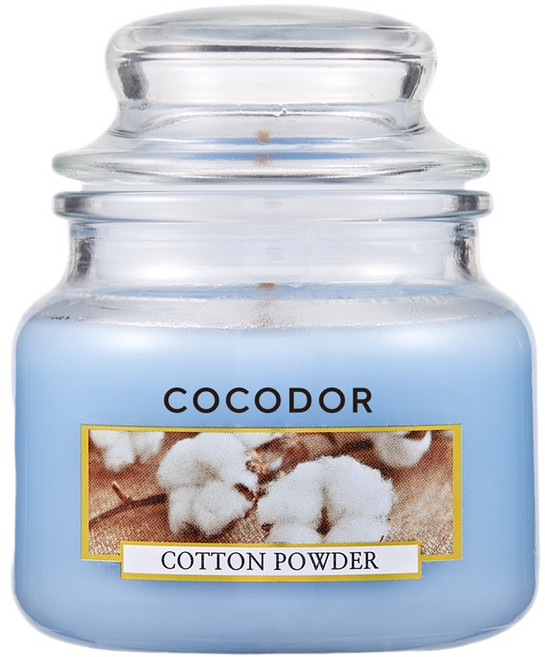 COCODOR 珂珂朵爾 香氛精油蠟燭, 純棉花絮, 95g, 1個