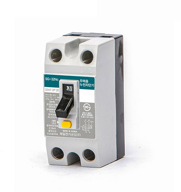 CHEIL ELECTRIC 住家用漏電斷路器 S號 SG-32NC 2P 20A D型, 1個