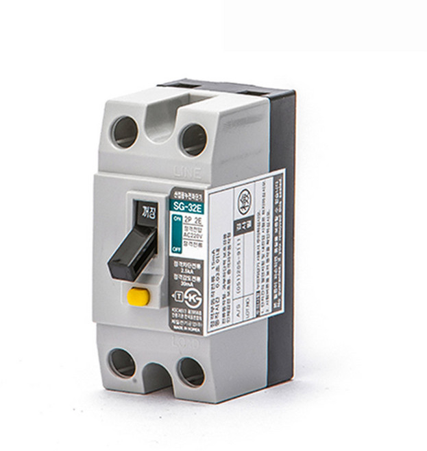 CHEIL ELECTRIC 工業用漏電斷路器 SG-32E 2P 20A, 1個