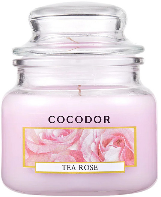 COCODOR 珂珂朵爾 香氛精油蠟燭, 玫瑰花茶, 95g, 1個