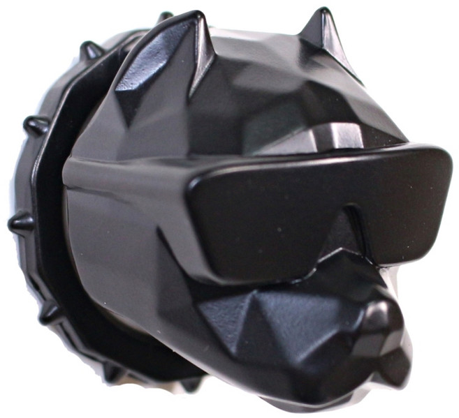 마이코지카 자동차 불독 스타트 버튼 커버, 매트블랙, 1개