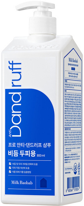 밀크바오밥 프로 안티 댄드러프 두피샴푸, 800ml, 1개