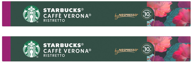 네스프레소 스타벅스 카페 베로나 네스프레소 캡슐커피, 5.5g, 10개입, 2개