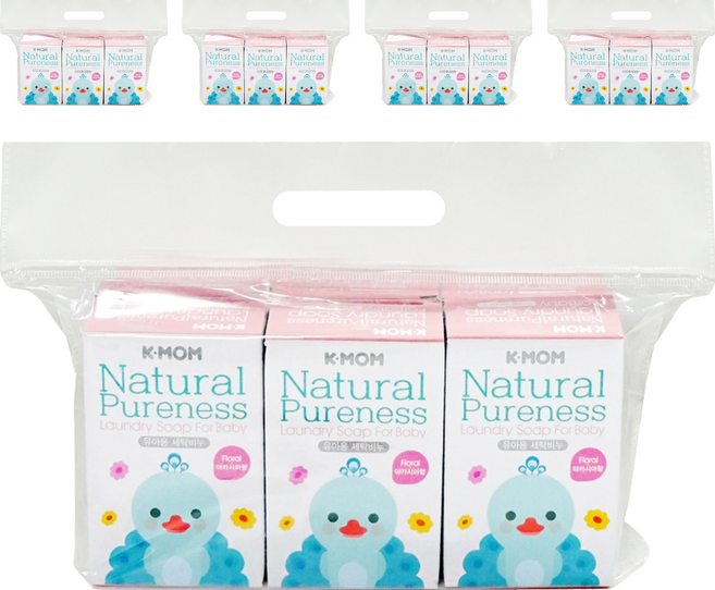 케이맘 유아 세탁비누 아카시아향, 170g, 30개