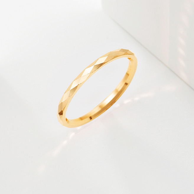 새미쥬얼리 여성용 14k 열손가락 컷팅 우정 실반지 가드링 02 컷팅