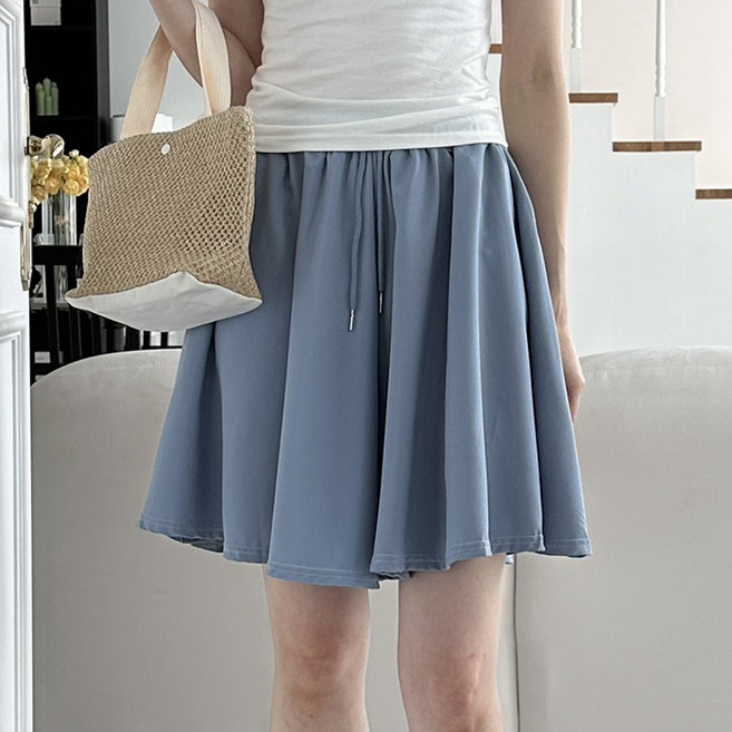 라라온 허리밴딩 A라인 플레어 치마바지 TSP711