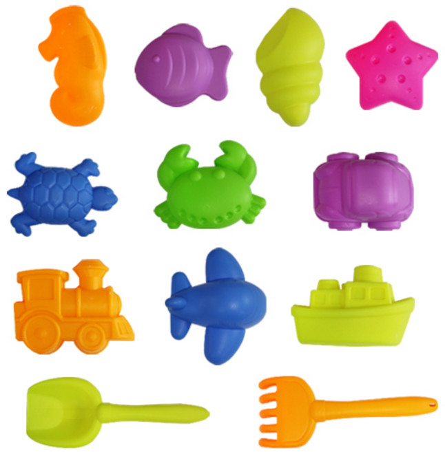 스노우키즈 스노우몰드 모래놀이, 혼합색상, 124g, 1세트