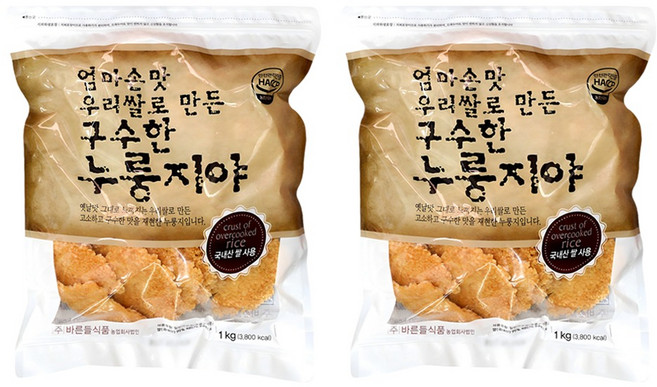 醇香鍋巴脆餅, 1kg, 2包