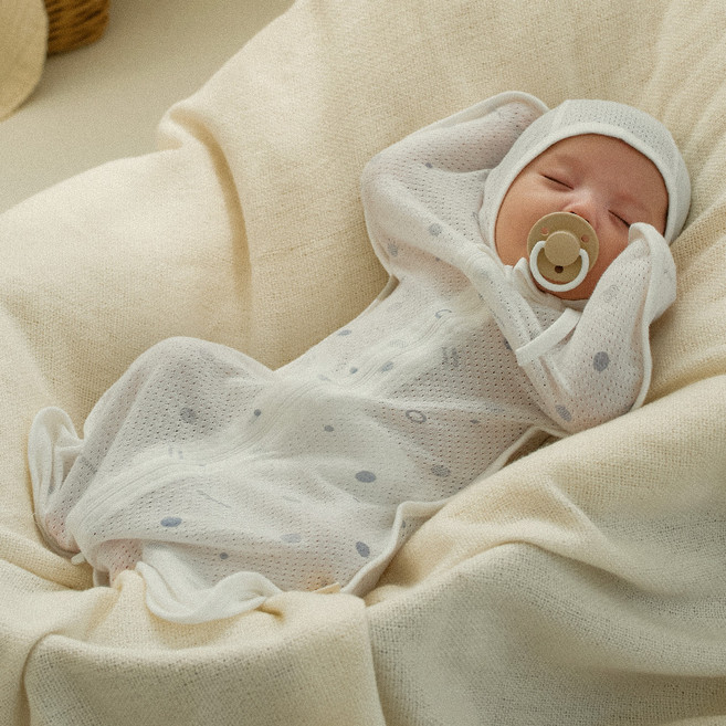 말랑하니 스와들 속싸개 오가닉 메쉬 S