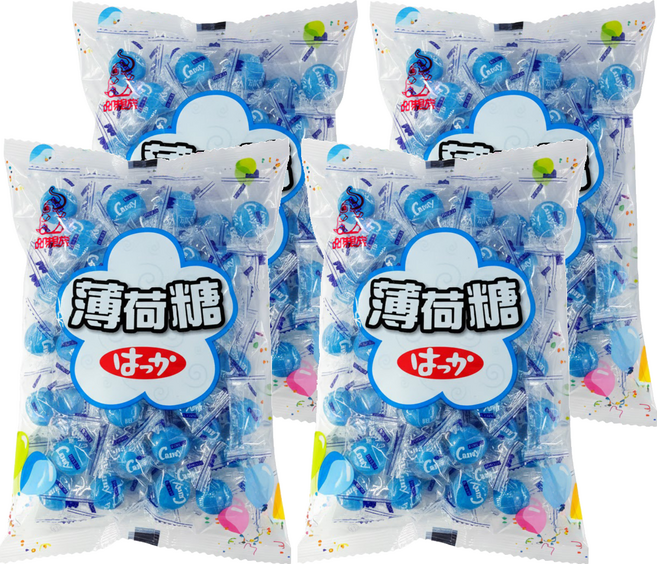 品味食族 薄荷糖, 220g, 4袋