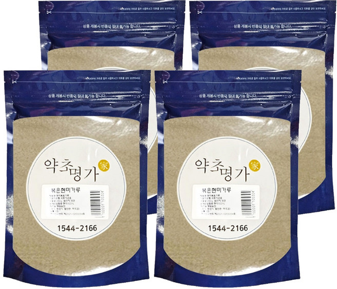 약초명가 볶은현미가루, 250g, 4개