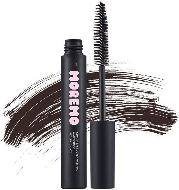 모레모 케라틴 이지 새치 커버 헤어 마스카라 12g, 다크브라운, 1개