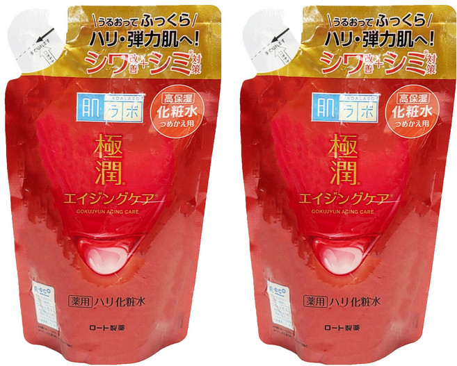 HADALABO 肌研 極潤抗皺緊緻化妝水補充包, 170ml, 2包