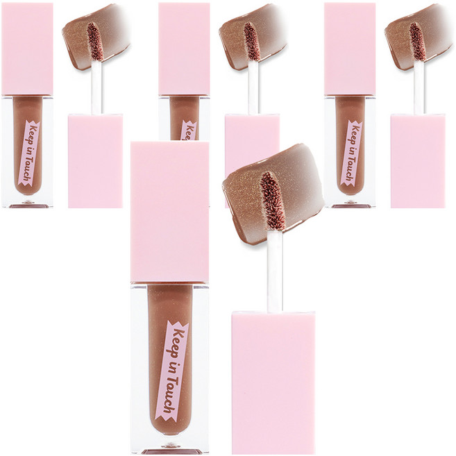 [비건뷰티] 키핀터치 젤리 립 플럼퍼 틴트, 샤이닝골드, 4개