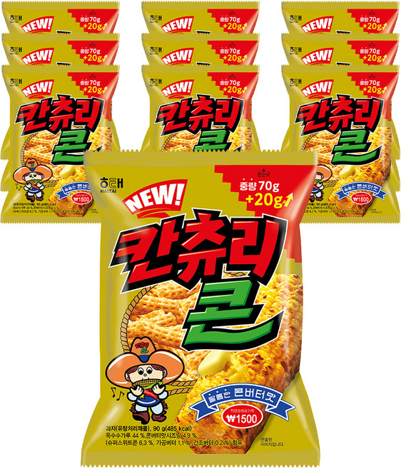 해태제과 NEW 칸츄리콘, 150g, 10개
