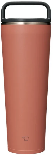 ZOJIRUSHI 象印 提把式隨行杯, 橘紅色, 890ml, 1個