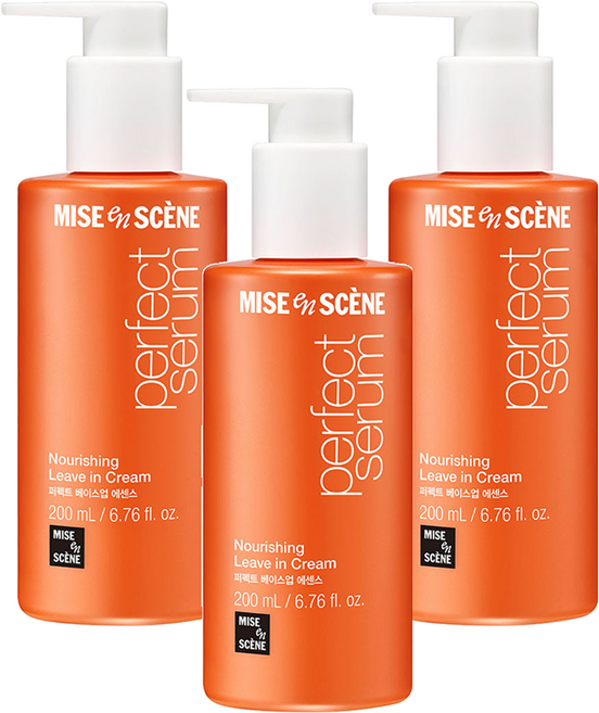 미쟝센 퍼펙트 베이스업 헤어 에센스, 200ml, 3개