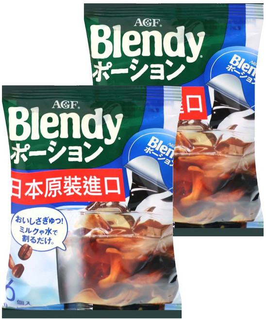 AGF Blendy 濃縮咖啡球, 18g, 6入, 2袋