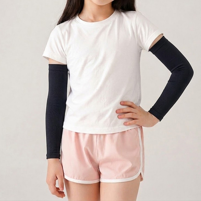 네오빔 주니어 쿨 팔토시 일자형 양쪽 착용 세트