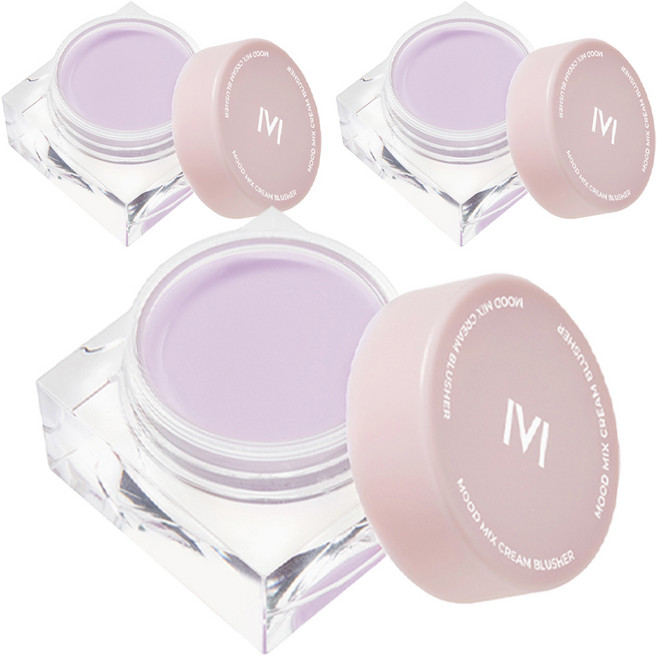 매드피치 무드 믹스 크림 블러셔 10g, 라일락 블러셔, 3개