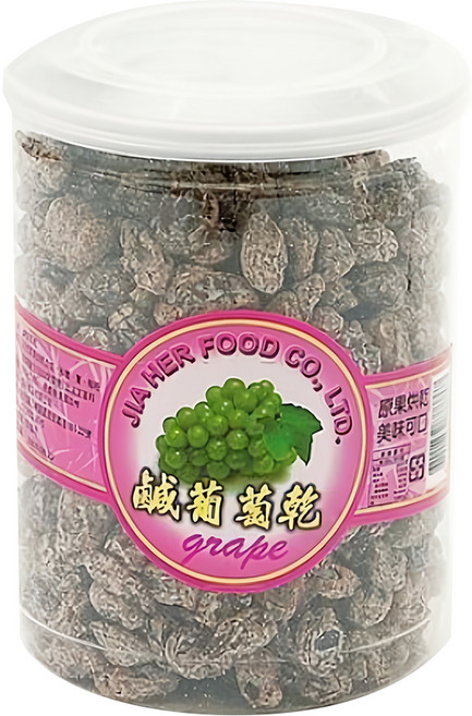 嘉禾食品 鹹葡萄乾, 370g, 1罐