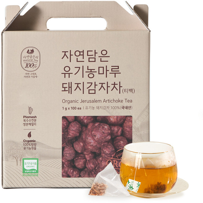 자연담은티 돼지감자차 티백, 1g, 100개입, 1개