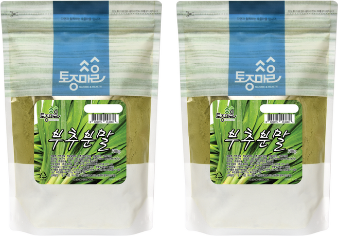 토종마을 국산 부추분말, 300g, 2개