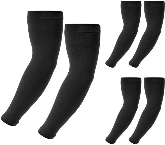 BASE ALPHA ESSENTIALS 防曬涼感袖套, 黑色, 3雙