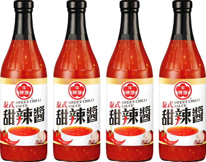 牛頭牌 泰式甜辣醬, 890g, 4瓶
