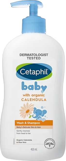 Cetaphil 舒特膚 baby舒緩洗髮沐浴露, 400ml, 1瓶