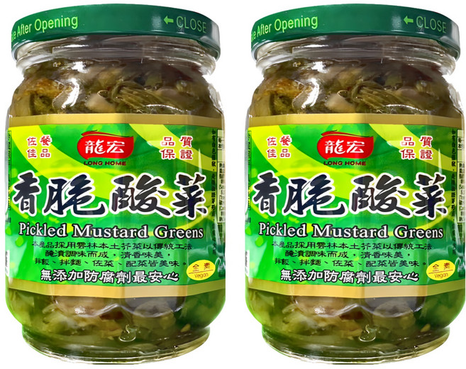 龍宏 香脆酸菜, 370g, 2罐