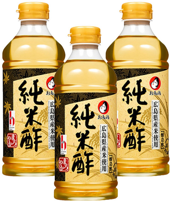 오타후쿠 준마이 쌀식초, 3개, 500ml