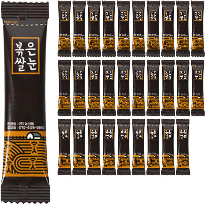 자연한재 볶은 현미쌀눈 스틱 30p, 90g, 3개