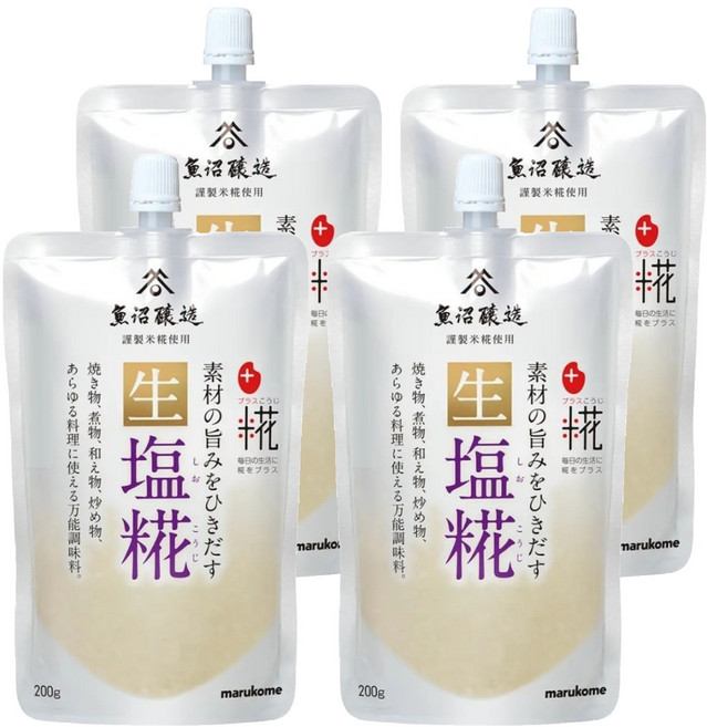 marukome 生鹽麴, 200g, 4包