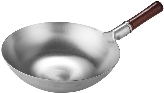 발룬피니 스텐 볶음팬 북경팬 웍, 34cm, 1개