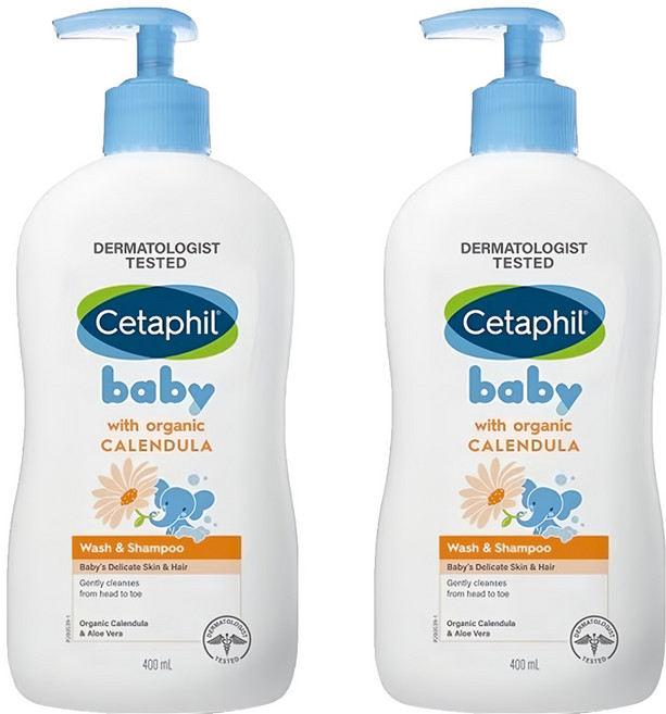 Cetaphil 舒特膚 baby舒緩洗髮沐浴露, 400ml, 2瓶
