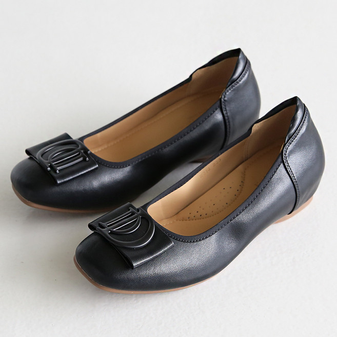 常客姐姐 女性用牛皮增高5公分平底鞋 Beginning