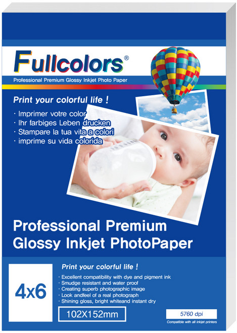 풀컬러즈 포토용지 200g, 4X6, 100개