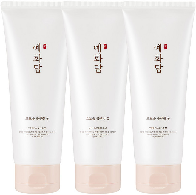 더페이스샵 예화담 고보습 클렌징 폼, 150ml, 3개