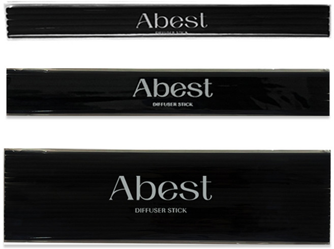 아베스트 디퓨저 섬유스틱 20cm, 블랙, 1세트, 70개입