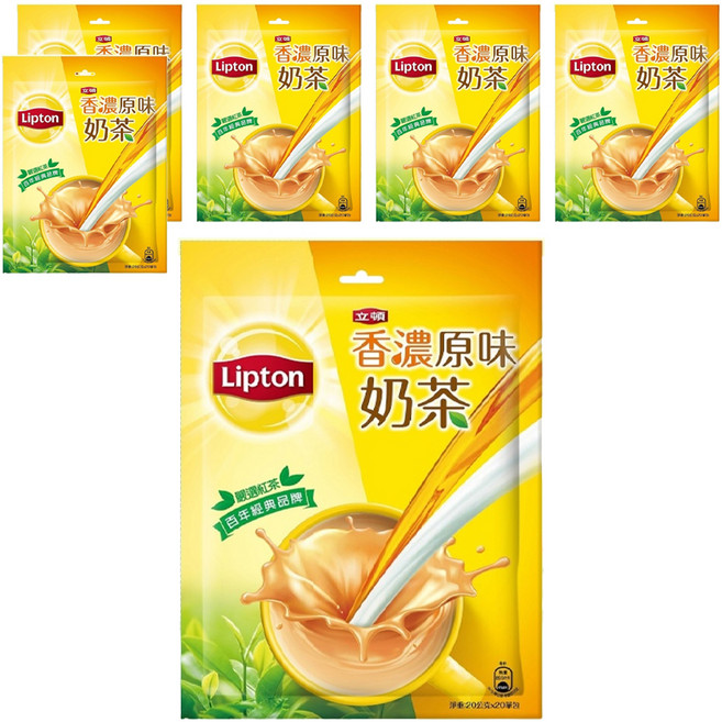 Lipton 立頓 香濃原味奶茶, 20g, 20包, 6袋