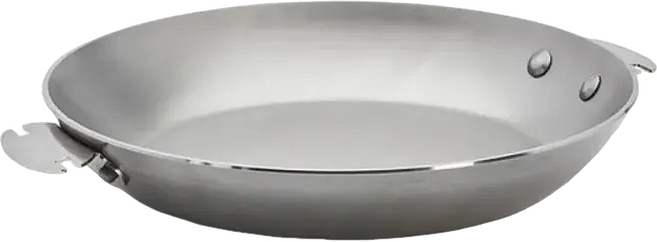 de Buyer 畢耶 LOQY活動柄 原礦蜂蠟平底鐵鍋 適用IH爐 握柄另購, 1個, 24cm