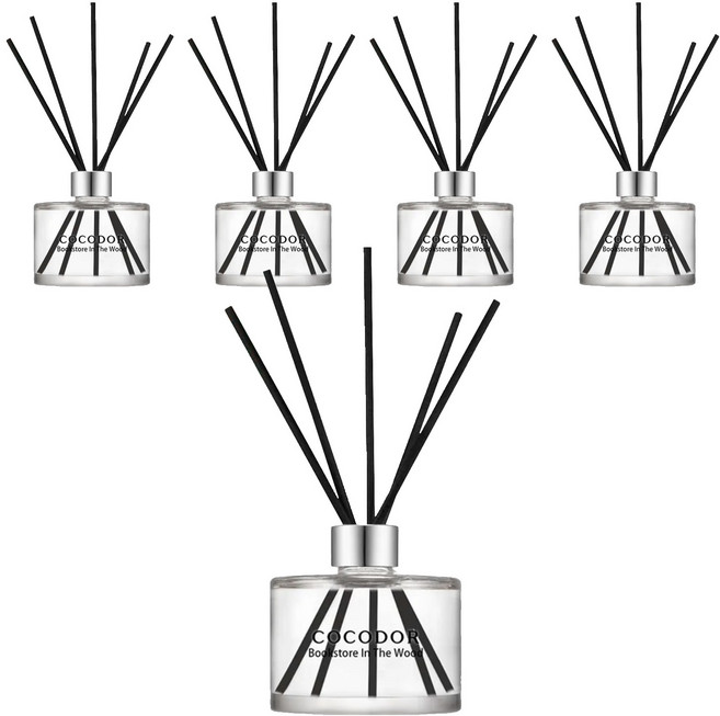 COCODOR 珂珂朵爾 Reed Diffuser 經典擴香瓶 擴香瓶 + 擴香棒5支, 森林書店, 200ml, 5組