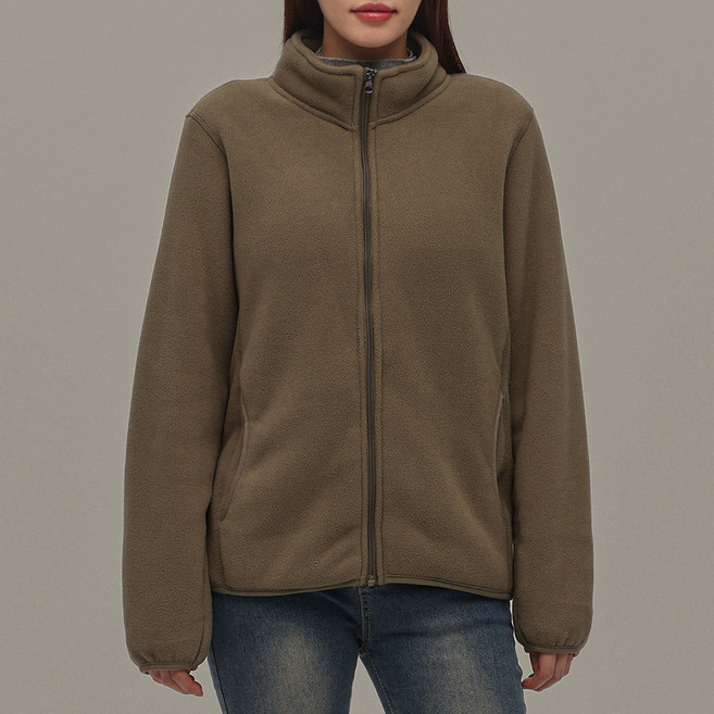 엘쏘 고급 융털 안감 뽀글이 후리스 반목 집업 점퍼