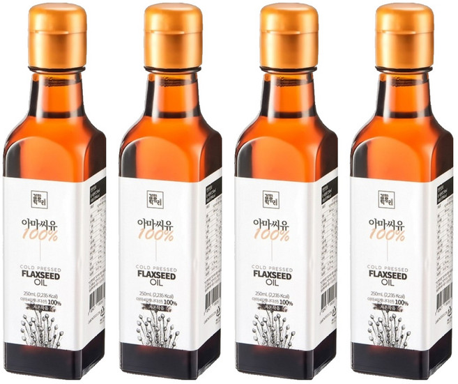 아마씨유, 250ml, 4개