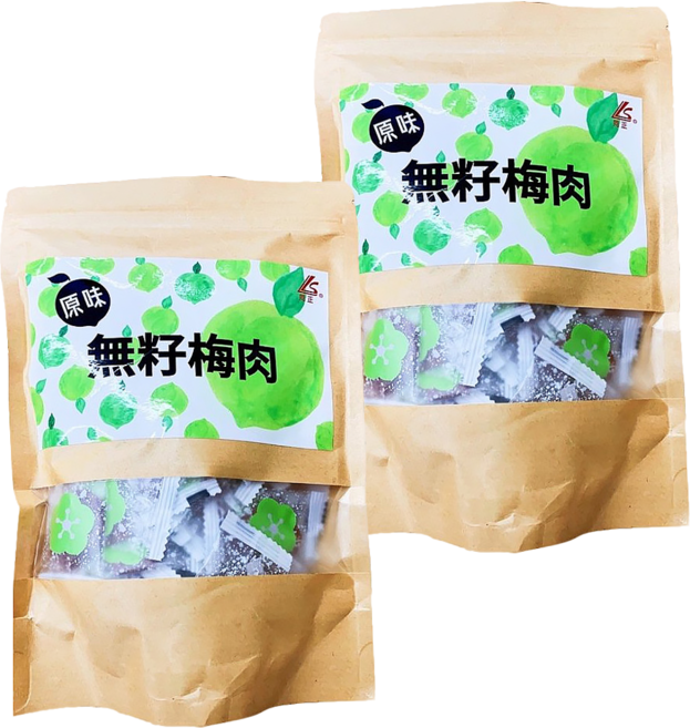 同正 原味無籽梅肉, 150g, 2包
