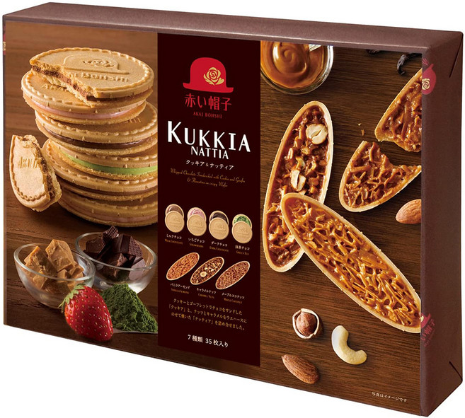 AKAI BOHSHI 紅帽子 法蘭酥&船形餅綜合禮盒, 286.5g, 1盒